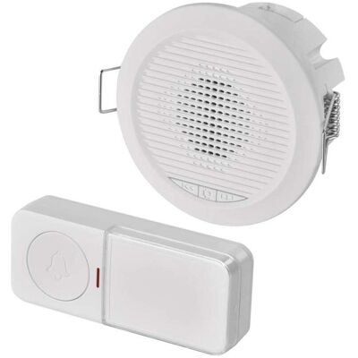 Emos, Sonnette + interphone, Draht/Drahtlose Türklingel P57103, eingebaut (Câblé, Funk) - Publicité Emos, Sonnette + interphone, Draht/Drahtlose Türklingel P57103, eingebaut (Câblé, Funk) - Publicité