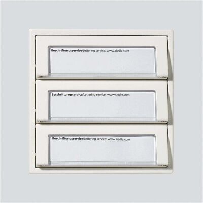 Siedle - TM511-03B - Marron - 3 boutons - Module d’interphonie - Publicité Siedle - TM511-03B - Marron - 3 boutons - Module d’interphonie - Publicité