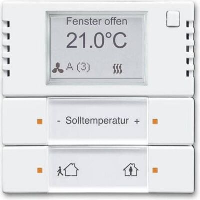 Contrôleur de température KNX blanc Busch-Jaeger - 6128/28-84 - Publicité Contrôleur de température KNX blanc Busch-Jaeger - 6128/28-84 - Publicité