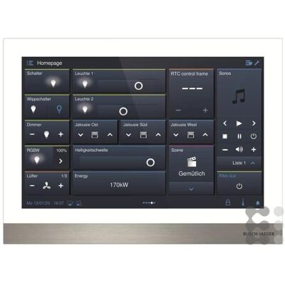 Busch-Jaeger H8237-4B-03 Interphone - Vidéo, LAN/WLAN, Écran Tactile - Publicité Busch-Jaeger H8237-4B-03 Interphone - Vidéo, LAN/WLAN, Écran Tactile - Publicité