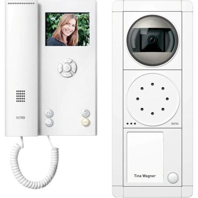 Ritto RGE1892170 - Système Vidéo Interphone - 1 Intérieur, 1 Extérieur - Publicité Ritto RGE1892170 - Système Vidéo Interphone - 1 Intérieur, 1 Extérieur - Publicité