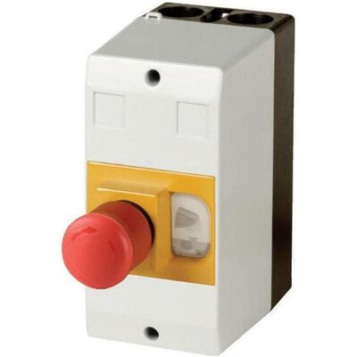 Boîtier Eaton CI-PKZ01-PVS en plastique pour PKZM01 - IP65 Arrêt d'urgence - Publicité Boîtier Eaton CI-PKZ01-PVS en plastique pour PKZM01 - IP65 Arrêt d'urgence - Publicité