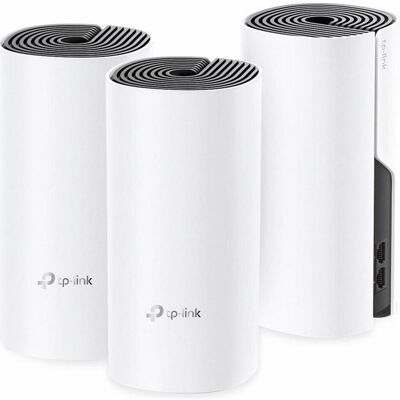 TP-Link Deco M4 AC1200 Dualband WLAN Mesh 3-pack, Routeur, Blanc - Publicité TP-Link Deco M4 AC1200 Dualband WLAN Mesh 3-pack, Routeur, Blanc - Publicité