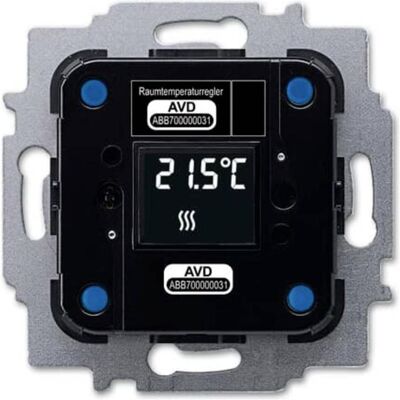 Busch-Jaeger Régulateur de température ambiante, Thermostat, Noir - Publicité Busch-Jaeger Régulateur de température ambiante, Thermostat, Noir - Publicité