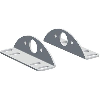 LED2WORK L2W 210200-20 Support de Montage en Acier Inoxydable - Support d'Éclairage - Publicité LED2WORK L2W 210200-20 Support de Montage en Acier Inoxydable - Support d'Éclairage - Publicité
