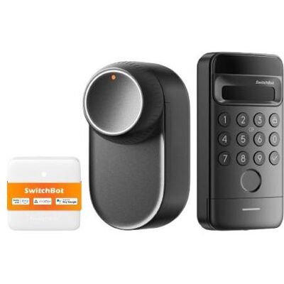SwitchBot, Système de contrôle d’accès, Bundle Ultra Vision (Bluetooth, Carte clé, Clé, Combinaison électronique de chiffres, Empreinte digitale, Reconnaissance des visages) - Publicité SwitchBot, Système de contrôle d’accès, Bundle Ultra Vision (Bluetooth, Carte clé, Clé, Combinaison électronique de chiffres, Empreinte digitale, Reconnaissance des visages) - Publicité