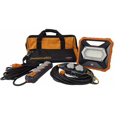 Brennenstuhl, Éclairage pour atelier, Kit de montage industriel professionnel avec sac (3800 lm) - Publicité Brennenstuhl, Éclairage pour atelier, Kit de montage industriel professionnel avec sac (3800 lm) - Publicité