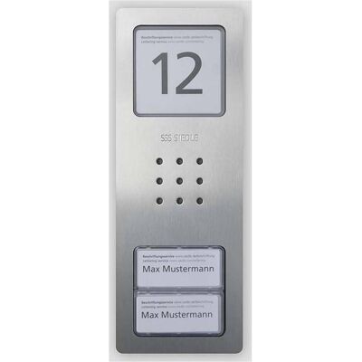 Siedle, Sonnette + interphone, CA 812-2 E (Filaire) - Publicité Siedle, Sonnette + interphone, CA 812-2 E (Filaire) - Publicité