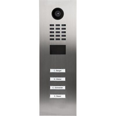 DoorBird D2104V Station Vidéo IP en Acier Inoxydable - Interphone Extérieur - Publicité DoorBird D2104V Station Vidéo IP en Acier Inoxydable - Interphone Extérieur - Publicité