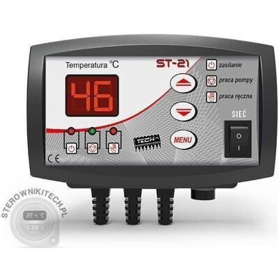 Contrôleur TECH ST-21 - Anti-gel, Thermostat, Noir - Publicité Contrôleur TECH ST-21 - Anti-gel, Thermostat, Noir - Publicité