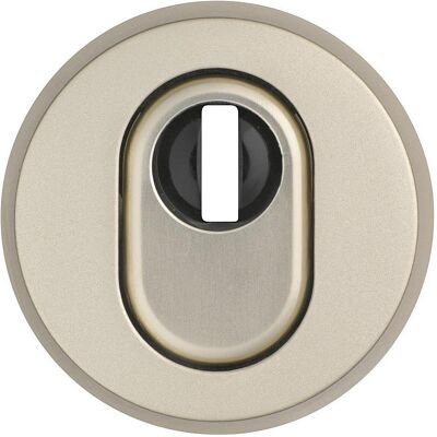 Abus, Protection contre le cambriolage + système d'alarme, RHZS415 F2 EK Rosace de protection, maillechort - Publicité Abus, Protection contre le cambriolage + système d'alarme, RHZS415 F2 EK Rosace de protection, maillechort - Publicité