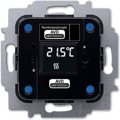 Busch-Jaeger Régulateur de température ambiante, Thermostat, Noir - Publicité Busch-Jaeger Régulateur de température ambiante, Thermostat, Noir - Publicité