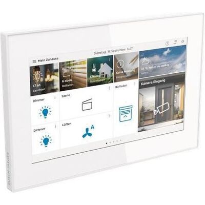 Busch-Jaeger, Sonnette + interphone, Busch-OneTouch 7 (Filaire, WiFi) - Publicité Busch-Jaeger, Sonnette + interphone, Busch-OneTouch 7 (Filaire, WiFi) - Publicité