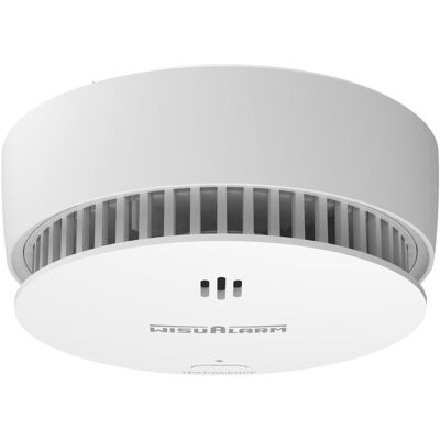 Détecteur de fumée Wisualarm HY-SA20A - Sans fil, Autonome, Batterie 3V, CE-CPR - Publicité Détecteur de fumée Wisualarm HY-SA20A - Sans fil, Autonome, Batterie 3V, CE-CPR - Publicité
