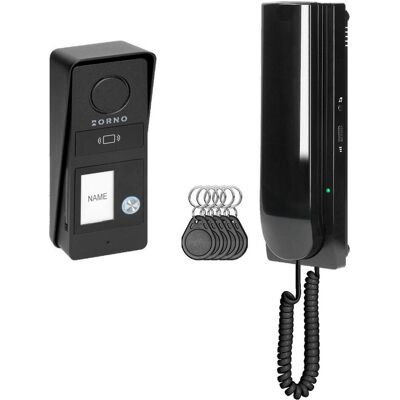 Orno, Sonnette + interphone, Zestaw domofonowy OR-DOM-RD-937/B (Filaire, RFID) - Publicité Orno, Sonnette + interphone, Zestaw domofonowy OR-DOM-RD-937/B (Filaire, RFID) - Publicité
