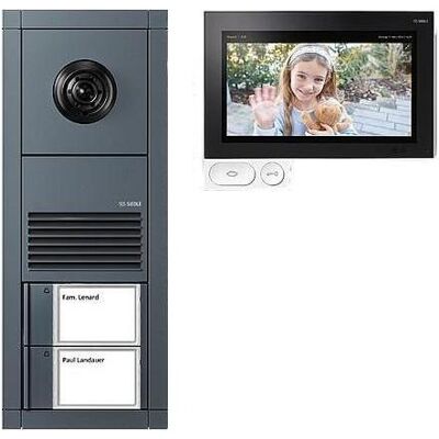 Siedle, Sonnette + interphone, Video-Sprechanlagen-Set (Filaire) - Publicité Siedle, Sonnette + interphone, Video-Sprechanlagen-Set (Filaire) - Publicité