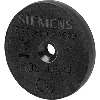 Siemens Modèle 6GT2600-3AC00 Transpondeur - Portée 280mm, ISO 15693 - Publicité Siemens Modèle 6GT2600-3AC00 Transpondeur - Portée 280mm, ISO 15693 - Publicité