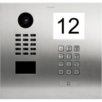 Doorbird, Sonnette + interphone, Interphone vidéo IP D2101IKH LAN Unité extérieure en acier inoxydable V4A (brossé) (Ethernet, Filaire, Sans fil) - Publicité Doorbird, Sonnette + interphone, Interphone vidéo IP D2101IKH LAN Unité extérieure en acier inoxydable V4A (brossé) (Ethernet, Filaire, Sans fil) - Publicité