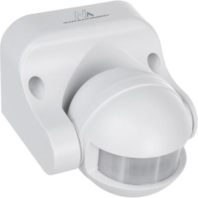 Maclean Mce358 W - Capteur de mouvement infrarouge, Blanc, 12M, IP44 - Publicité Maclean Mce358 W - Capteur de mouvement infrarouge, Blanc, 12M, IP44 - Publicité