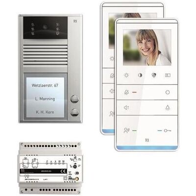 TCS, Sonnette + interphone, PVC2320-0010 (Filaire) - Publicité TCS, Sonnette + interphone, PVC2320-0010 (Filaire) - Publicité