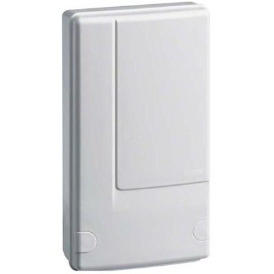Hager TRE221 - Funk EIB, KNX Jalousieaktor 1fach, Aufbaumontage, IP55, quicklink - Jalousieaktor - Publicité Hager TRE221 - Funk EIB, KNX Jalousieaktor 1fach, Aufbaumontage, IP55, quicklink - Jalousieaktor - Publicité