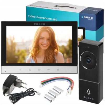 Orno, Sonnette + interphone, Interphone vidéo OR-VID-MD-1084/B (Filaire) - Publicité Orno, Sonnette + interphone, Interphone vidéo OR-VID-MD-1084/B (Filaire) - Publicité