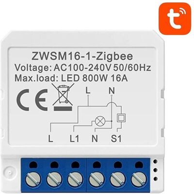 Module Interrupteur Intelligent ZigBee Avatto - Blanc - 1 Canal - Publicité Module Interrupteur Intelligent ZigBee Avatto - Blanc - 1 Canal - Publicité