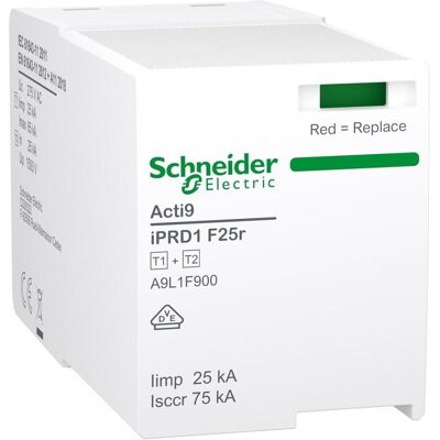 Schneider Electric, Protection contre les surtensions, Module de protection de remplacement - Publicité Schneider Electric, Protection contre les surtensions, Module de protection de remplacement - Publicité