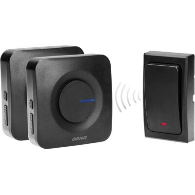 Orno, Sonnette + interphone, Bellaidis ONDO 2 AC Mains With 2 Emfänger 1 pile bouton Système d'apprentissage gratuit 36 sons (Sans fil) - Publicité Orno, Sonnette + interphone, Bellaidis ONDO 2 AC Mains With 2 Emfänger 1 pile bouton Système d'apprentissage gratuit 36 sons (Sans fil) - Publicité
