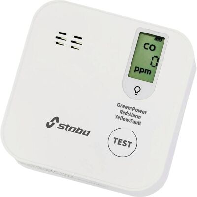 Stabo CO-Alarm IV Détecteur de monoxyde de carbone - Appareil de sécurité - Publicité Stabo CO-Alarm IV Détecteur de monoxyde de carbone - Appareil de sécurité - Publicité