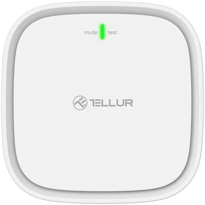 Capteur de gaz WiFi blanc Tellur - Détecteur de fuite - Publicité Capteur de gaz WiFi blanc Tellur - Détecteur de fuite - Publicité