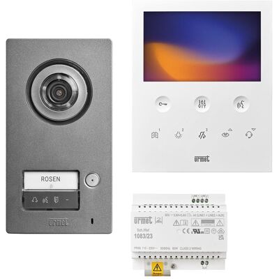 Grothe, Sonnette + interphone, Kit d'interphone vidéo GROT (Filaire) - Publicité Grothe, Sonnette + interphone, Kit d'interphone vidéo GROT (Filaire) - Publicité