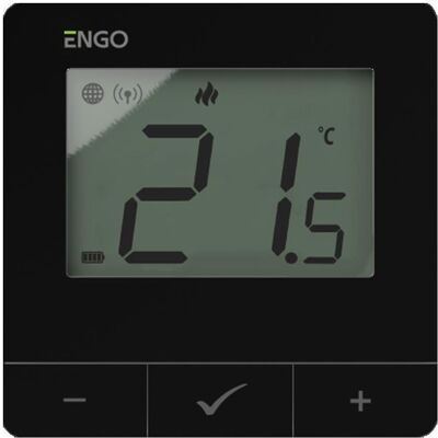 Engo Controls Engo Zigbee/868mhz - Noir - Thermostat - Publicité Engo Controls Engo Zigbee/868mhz - Noir - Thermostat - Publicité