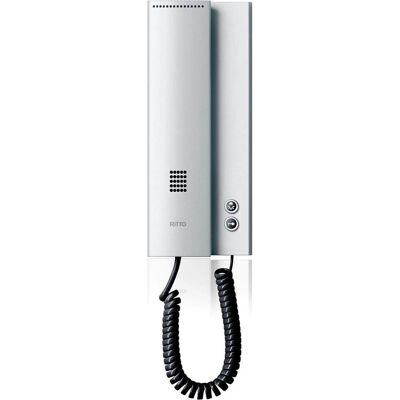 Système d'Interphone Ritto Schneider Argent - Différenciation Porte et Étage - Publicité Système d'Interphone Ritto Schneider Argent - Différenciation Porte et Étage - Publicité