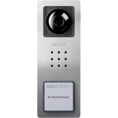 Siedle, Sonnette + interphone, SIE CV 850-1-04 E CV 850-1-04 E Portier vidéo Compact (Filaire) - Publicité Siedle, Sonnette + interphone, SIE CV 850-1-04 E CV 850-1-04 E Portier vidéo Compact (Filaire) - Publicité