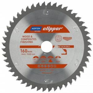 Lame Circulaire Norton - 260mm, 48T, pour bois & composites - Publicité Lame Circulaire Norton - 260mm, 48T, pour bois & composites - Publicité