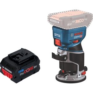 Bosch Professional, Fraiseuse, GKF 18V-8 Professional Affleureuse sans fil 18 V 8,0 mm Brushless + 1x batterie ProCORE 5,5 - Publicité Bosch Professional, Fraiseuse, GKF 18V-8 Professional Affleureuse sans fil 18 V 8,0 mm Brushless + 1x batterie ProCORE 5,5 - Publicité