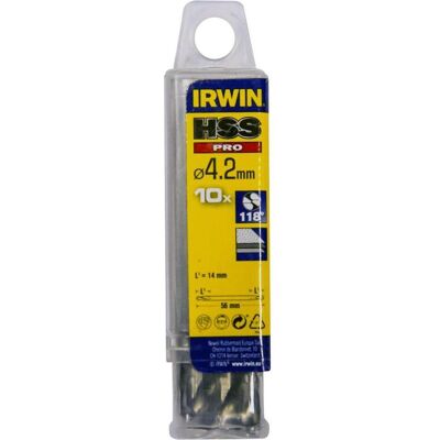 Foret double face Irwin - 4,2 mm - Outil de perçage - Publicité Foret double face Irwin - 4,2 mm - Outil de perçage - Publicité