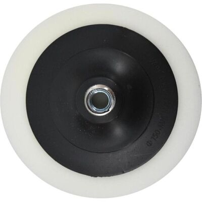Awtools, Abrasifs, 180 -mm - Eponge de polissage blanche M14 dure - Publicité Awtools, Abrasifs, 180 -mm - Eponge de polissage blanche M14 dure - Publicité