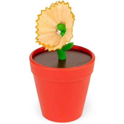 Kikkerland, Taille-crayons, Flower Pot Pencil Sharpener - Publicité Kikkerland, Taille-crayons, Flower Pot Pencil Sharpener - Publicité