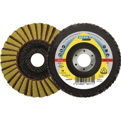 Disque abrasive Klingspor SMT 850 - 125mm, Grain 120, Acier, Industriel - Publicité Disque abrasive Klingspor SMT 850 - 125mm, Grain 120, Acier, Industriel - Publicité