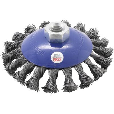 BGS, Abrasifs, Brosse plate réception M14 x 2,0 mm Ø 115 mm (P320) - Publicité BGS, Abrasifs, Brosse plate réception M14 x 2,0 mm Ø 115 mm (P320) - Publicité