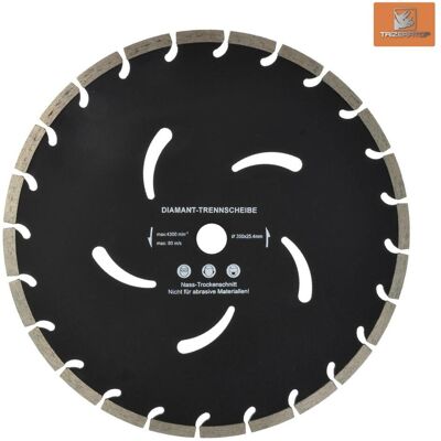 GEKO, Lame de scie, Disque à tronçonner diamanté à segments, 350x10x25,4mm - Publicité GEKO, Lame de scie, Disque à tronçonner diamanté à segments, 350x10x25,4mm - Publicité