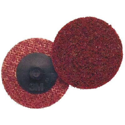 3M Abrasifs, Roloc Rondelle de non-tissé 76mm grossière SC-DR acier/inox brun (Croustillant) - Publicité 3M Abrasifs, Roloc Rondelle de non-tissé 76mm grossière SC-DR acier/inox brun (Croustillant) - Publicité