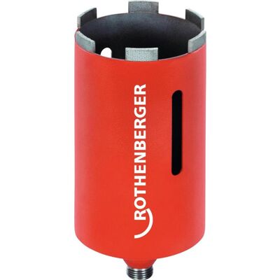 Rothenberger, Scie-cloche, Couronne diamantée DX High Speed Dry M16 Ø 107 mm Longueur 150 mm Nombre de segments 6 - Publicité Rothenberger, Scie-cloche, Couronne diamantée DX High Speed Dry M16 Ø 107 mm Longueur 150 mm Nombre de segments 6 - Publicité