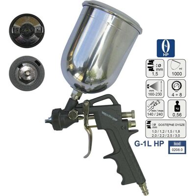 Adler G-1L HP Pistolet de pulvérisation - Outil d'air - Publicité Adler G-1L HP Pistolet de pulvérisation - Outil d'air - Publicité