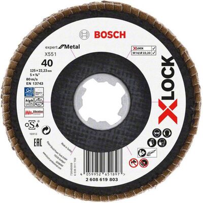 Disque métal Bosch X-LOCK - Taux élevé d'enlèvement - Publicité Disque métal Bosch X-LOCK - Taux élevé d'enlèvement - Publicité