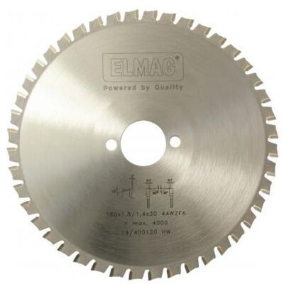 Elmag Ø180x1,8/1,4x30/20 Lame de scie pour tube en acier inoxydable - Lame de scie circulaire - Publicité Elmag Ø180x1,8/1,4x30/20 Lame de scie pour tube en acier inoxydable - Lame de scie circulaire - Publicité
