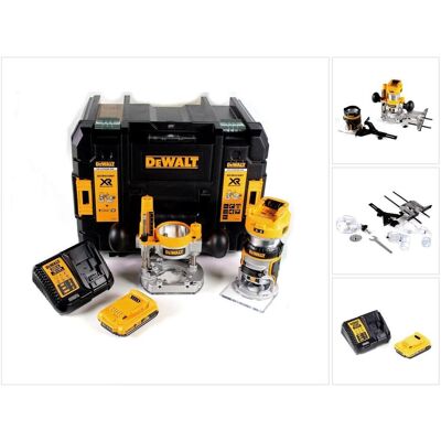 DeWalt Dcw 604 D1 Fraiseuse - Perçage & Bord - 18V - 55mm - Publicité DeWalt Dcw 604 D1 Fraiseuse - Perçage & Bord - 18V - 55mm - Publicité