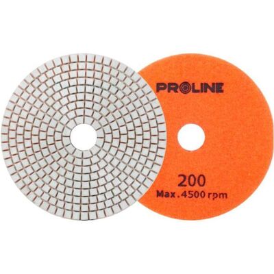 Proline, Abrasifs, Pro Line DIAMETRE OVERLAY, POLI. GR.50, 125MM, GRES/CÉRAMIQUE (50) - Publicité Proline, Abrasifs, Pro Line DIAMETRE OVERLAY, POLI. GR.50, 125MM, GRES/CÉRAMIQUE (50) - Publicité